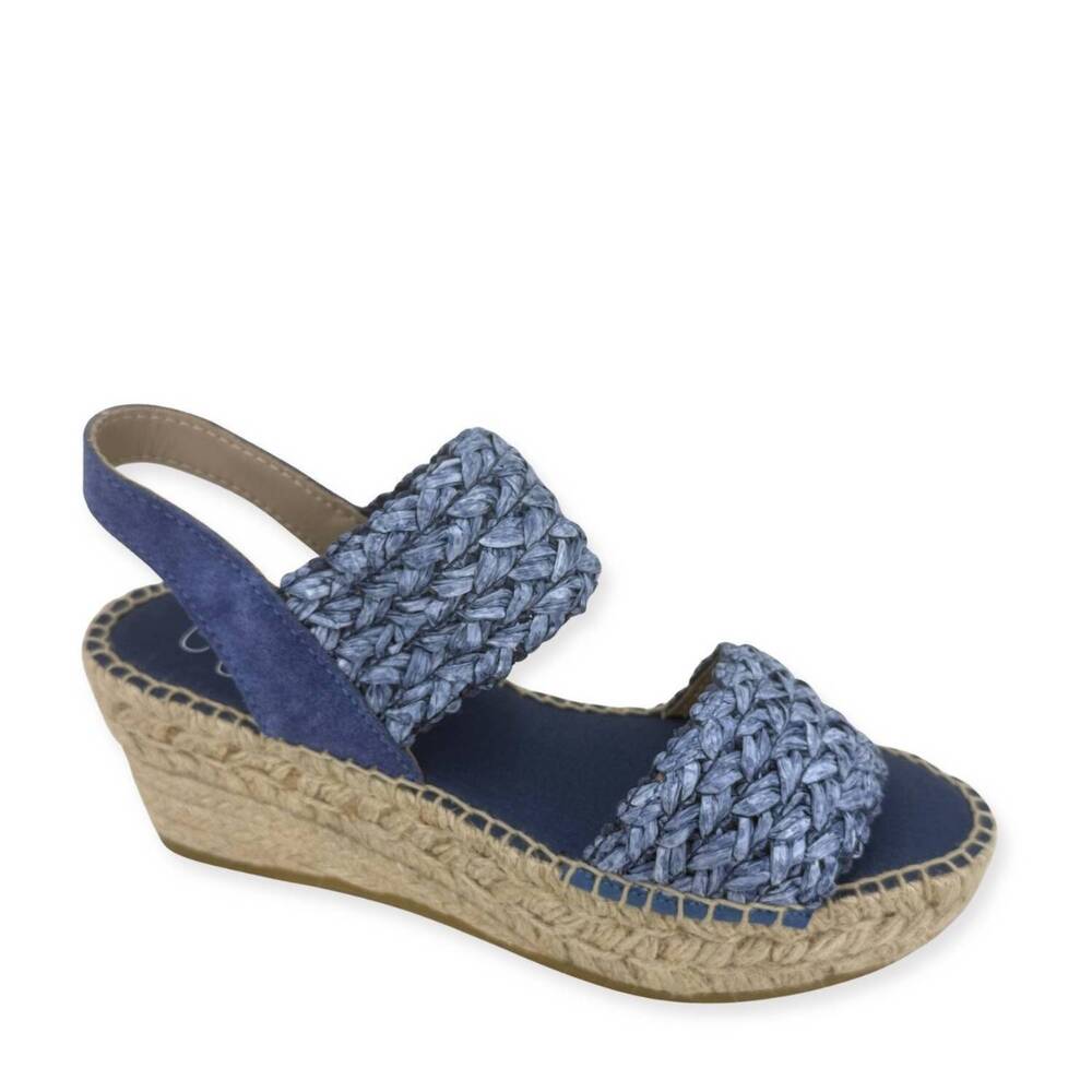 NEW JUNCAL AGUIRRE women's oman sandal in blue